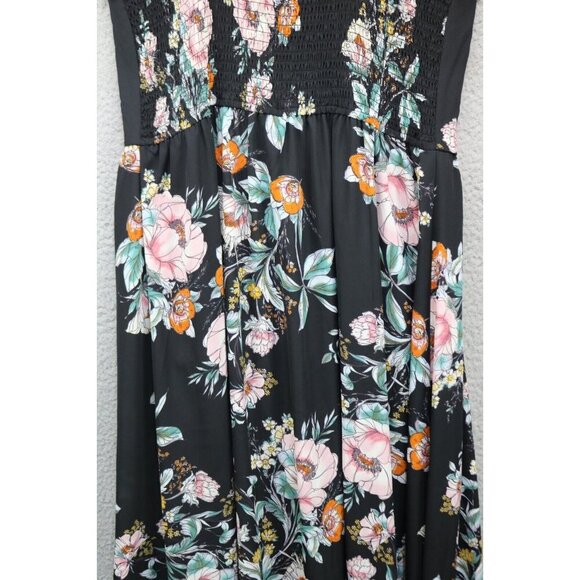 Band of Gypsies Silky Maxi Dress w/Shorts-Size Large-Whimsigoth - Picture 11 of 14